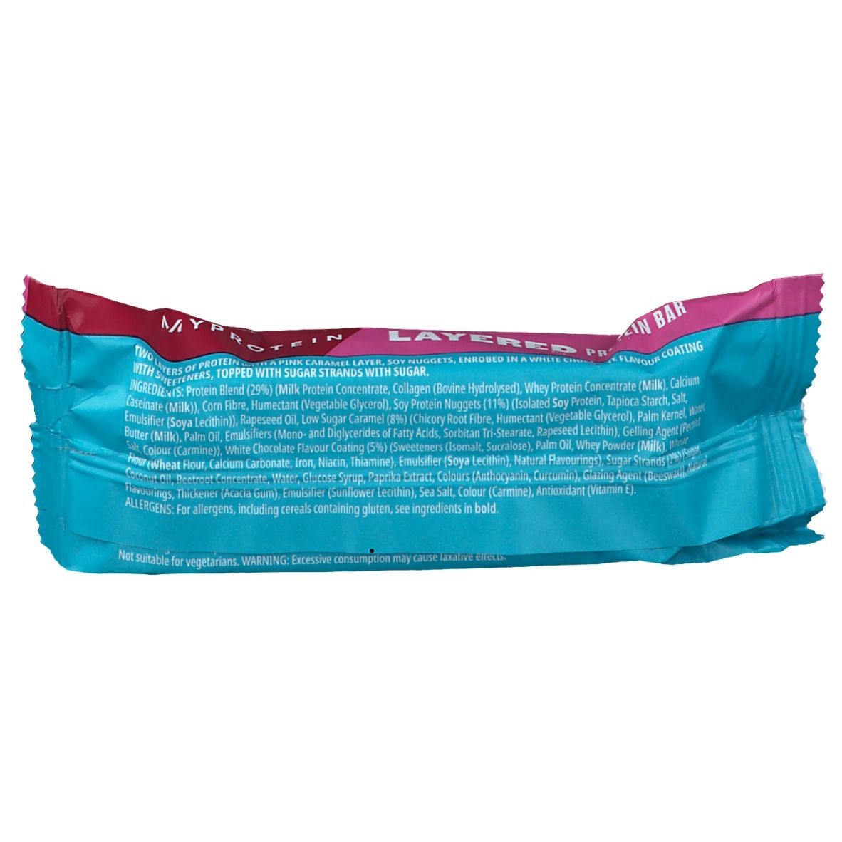 MyProtein Layered Protein Bar Birthday Cake