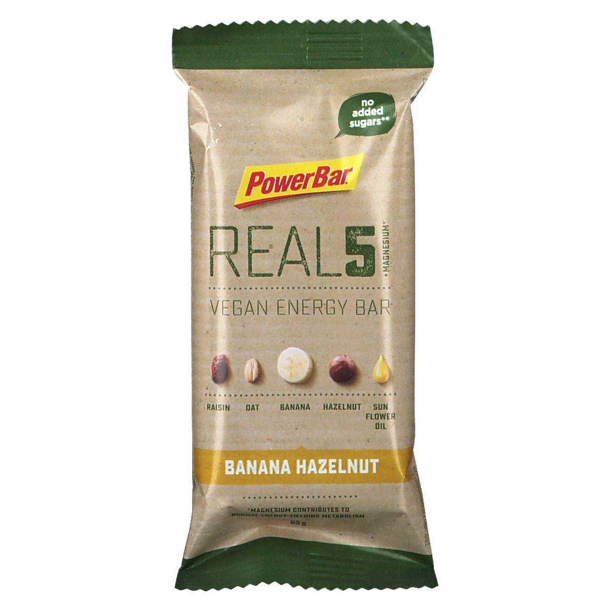 B. REAL 5 VEGAN ENERGY BAR - Banana Hazelnut