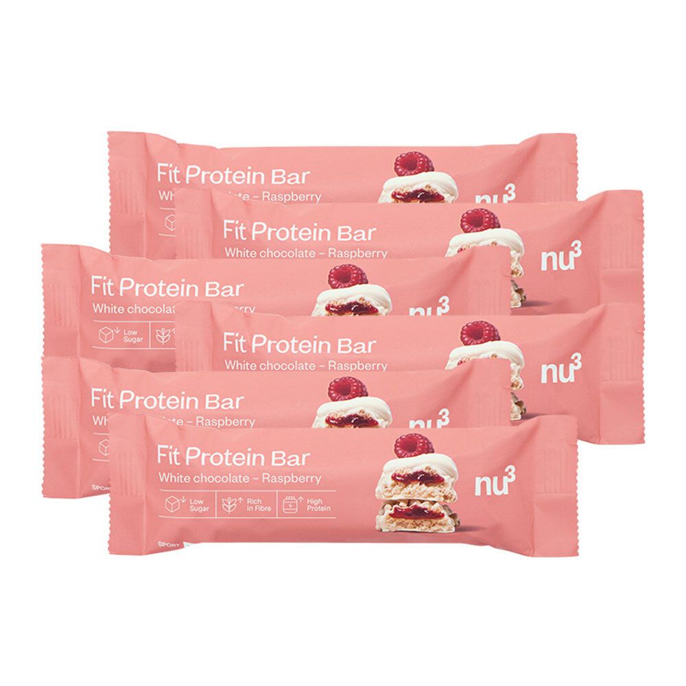 nu3 Fit Protein Bar White Chocolate Raspberry