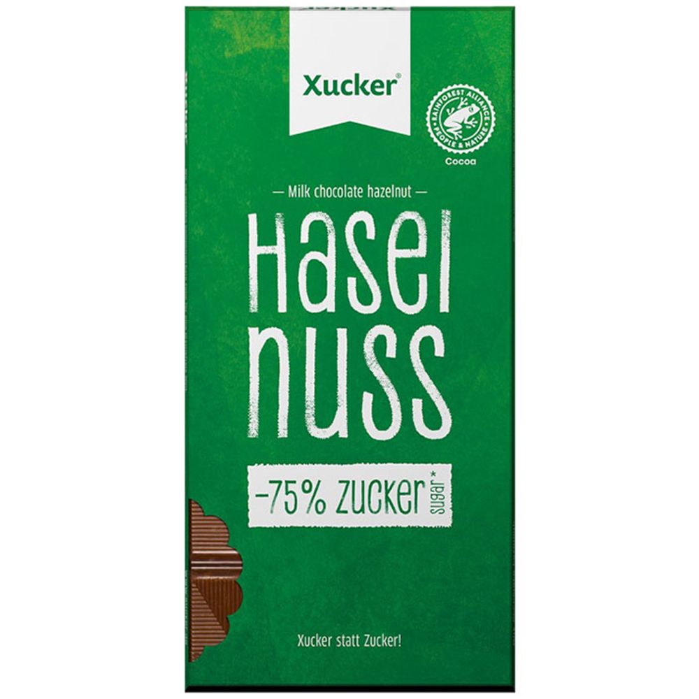 Xucker® Vollmilchschokolade mit Haselnuss
