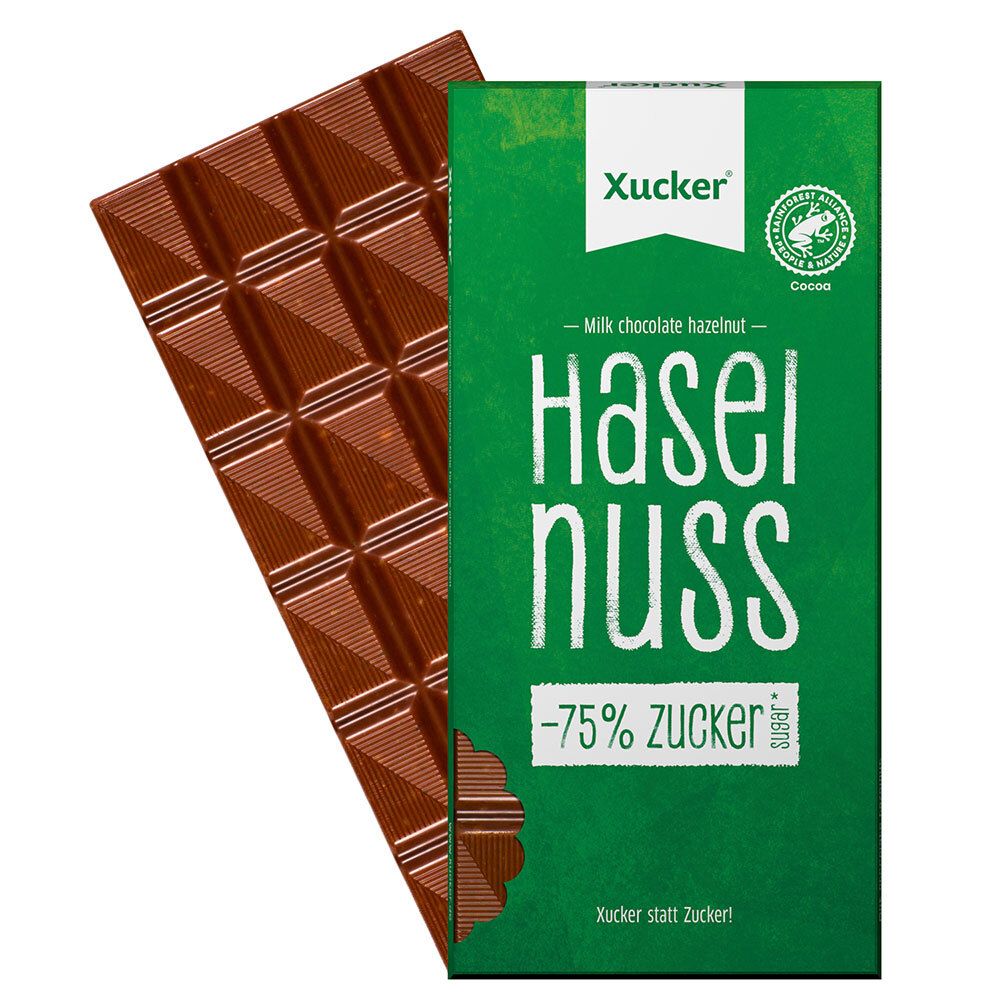 Xucker® Vollmilchschokolade mit Haselnuss
