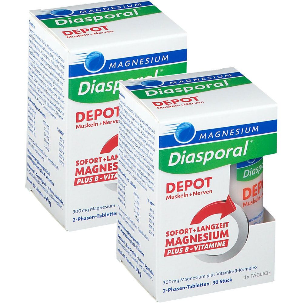 Magnesium-Diasporal® DEPOT Muskeln + Nerven Doppelpack