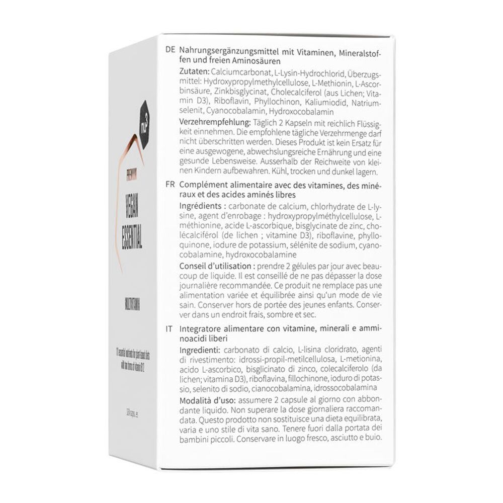 nu3 Premium Vegan Essential Kapseln