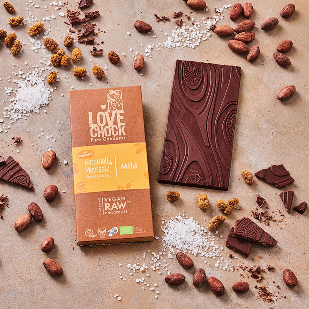 LOVECHOCK Karamell & Meersalz Mild 65% Kakao