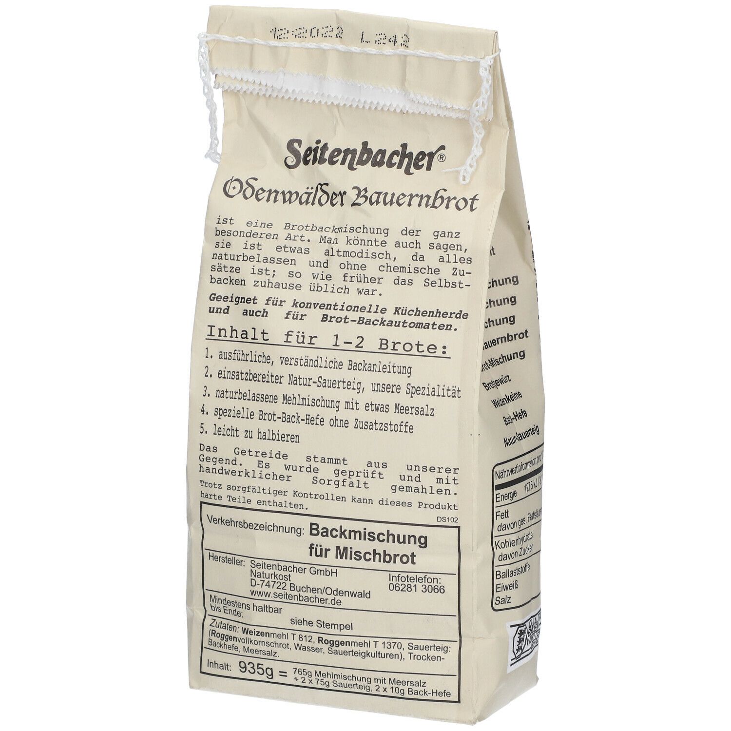 Seitenbacher® Odenwälder Bauernbrot