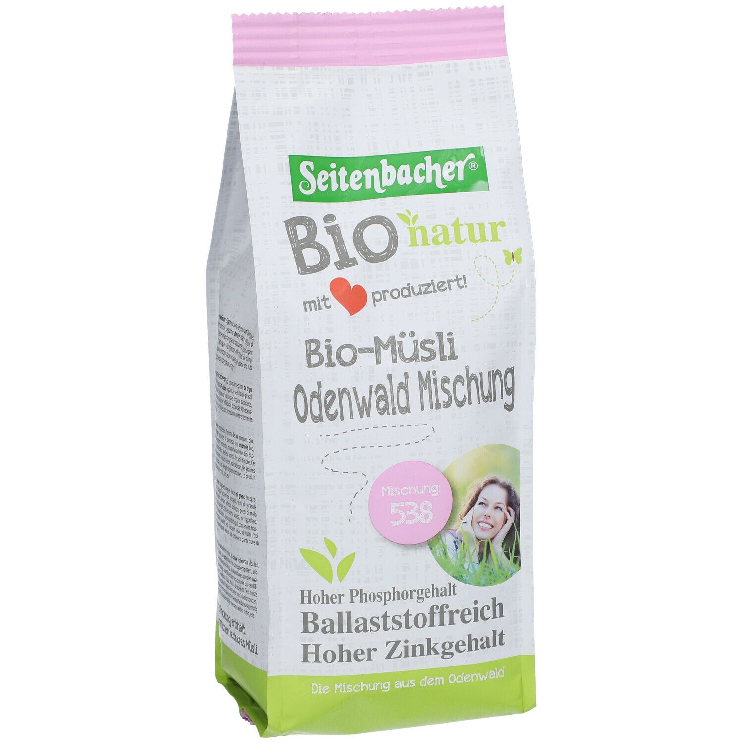 Seitenbacher® Bio natur Bio Müsli Odenwald Mischung