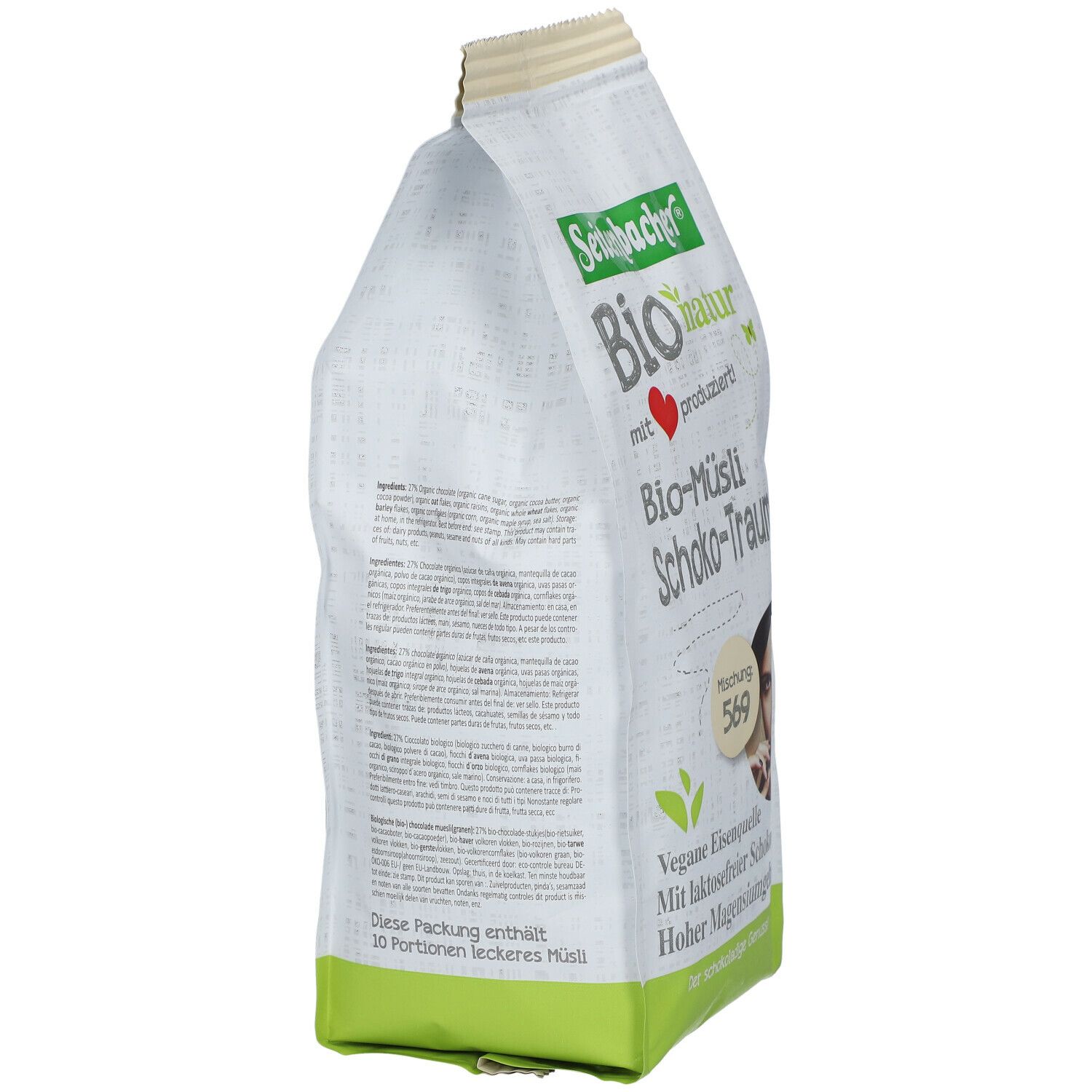 Seitenbacher® Bio natur Bio Müsli Schoko-Traum
