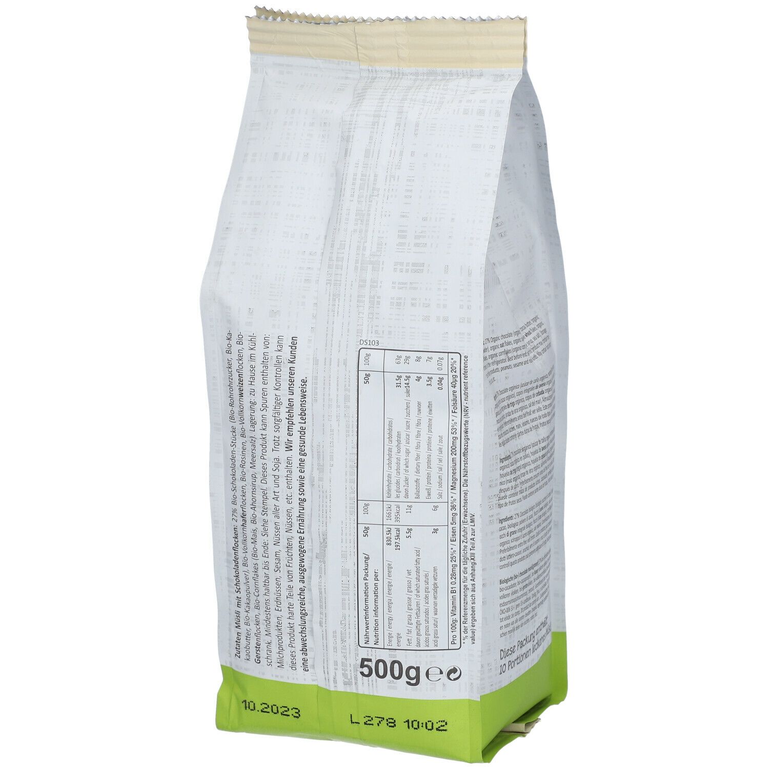 Seitenbacher® Bio natur Bio Müsli Schoko-Traum