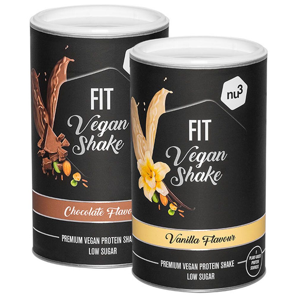 nu3 Vegan Shake Chocolate +  Vanilla