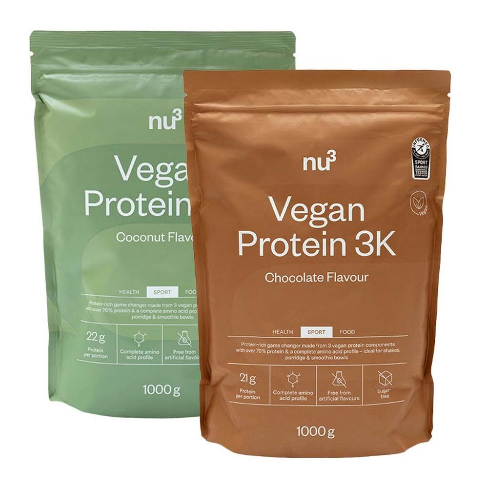 nu3 Vegan Protein 3K Probierpaket Schoko & Kokos