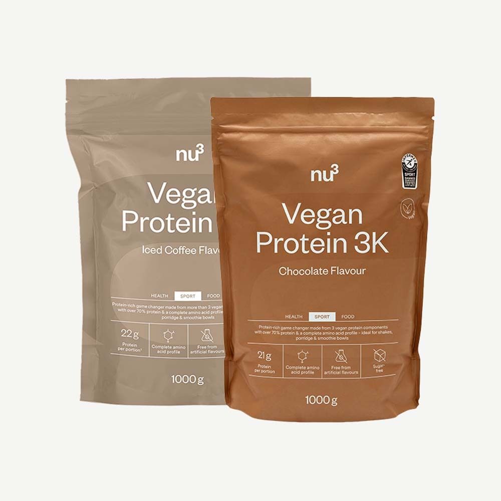 nu3 Vegan Protein 3K Shake Iced Coffee + Schokolade