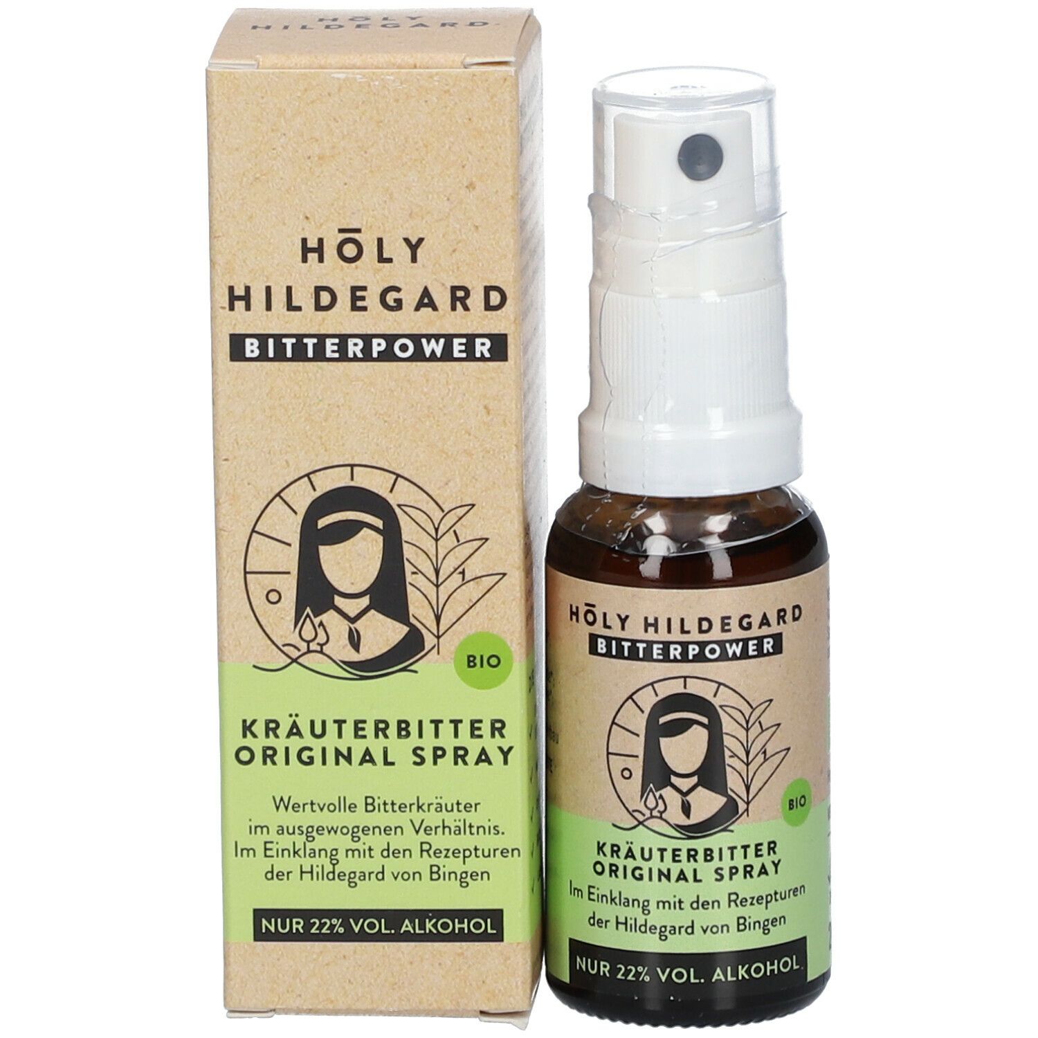 HOLY HILDEGARD Bitterpower Kräuterbitter Original Bio