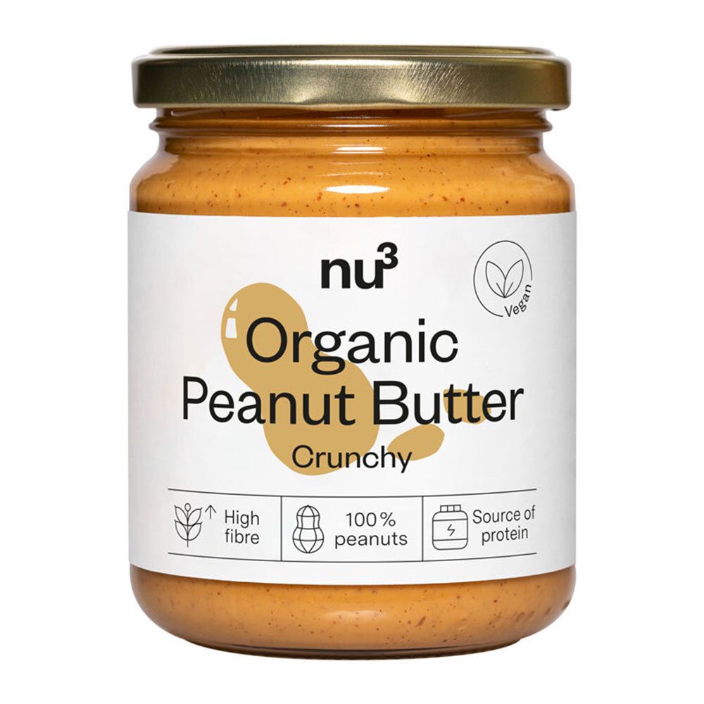 nu3 Bio Erdnussbutter crunchy