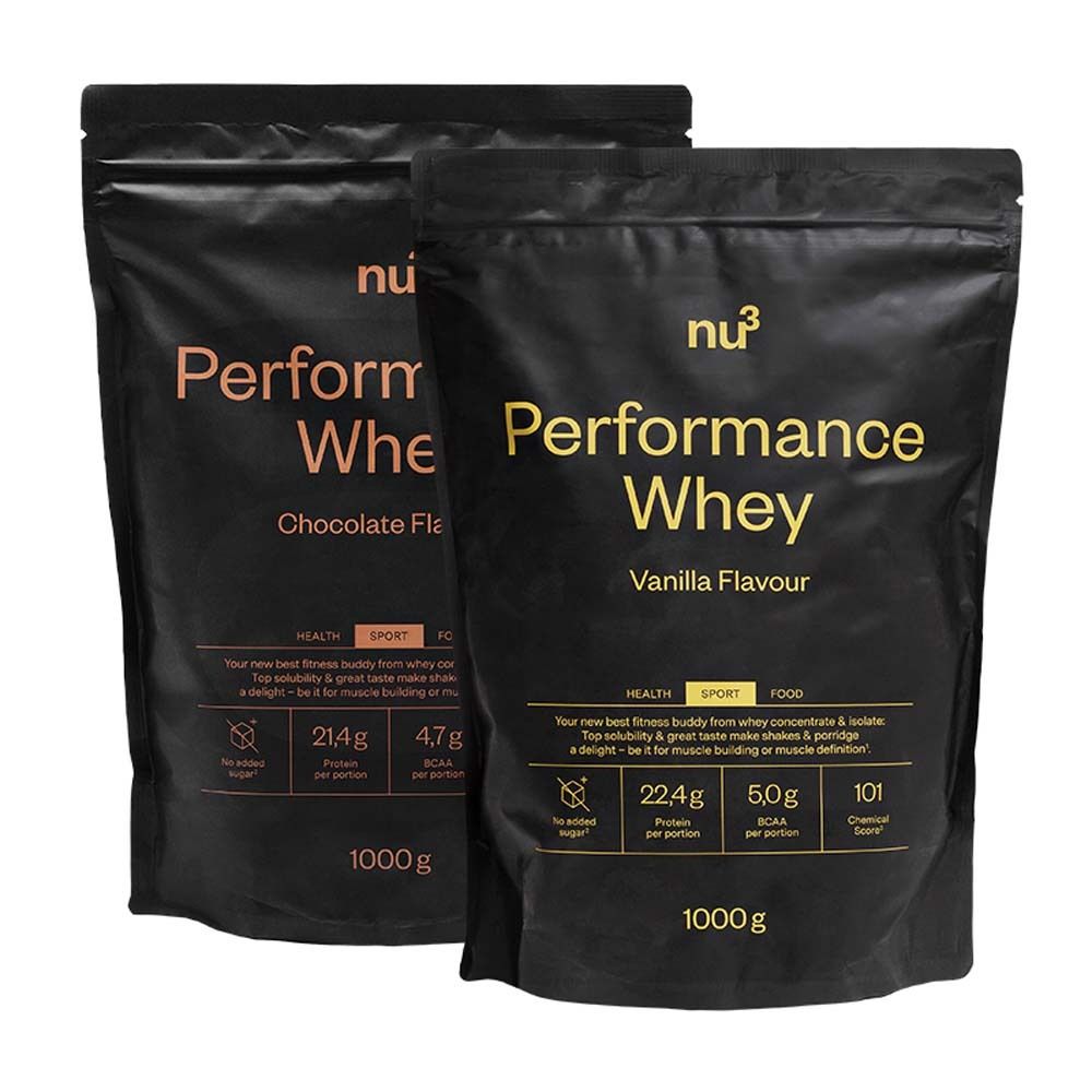 nu3 Performance Whey Vanilla + Chocolate