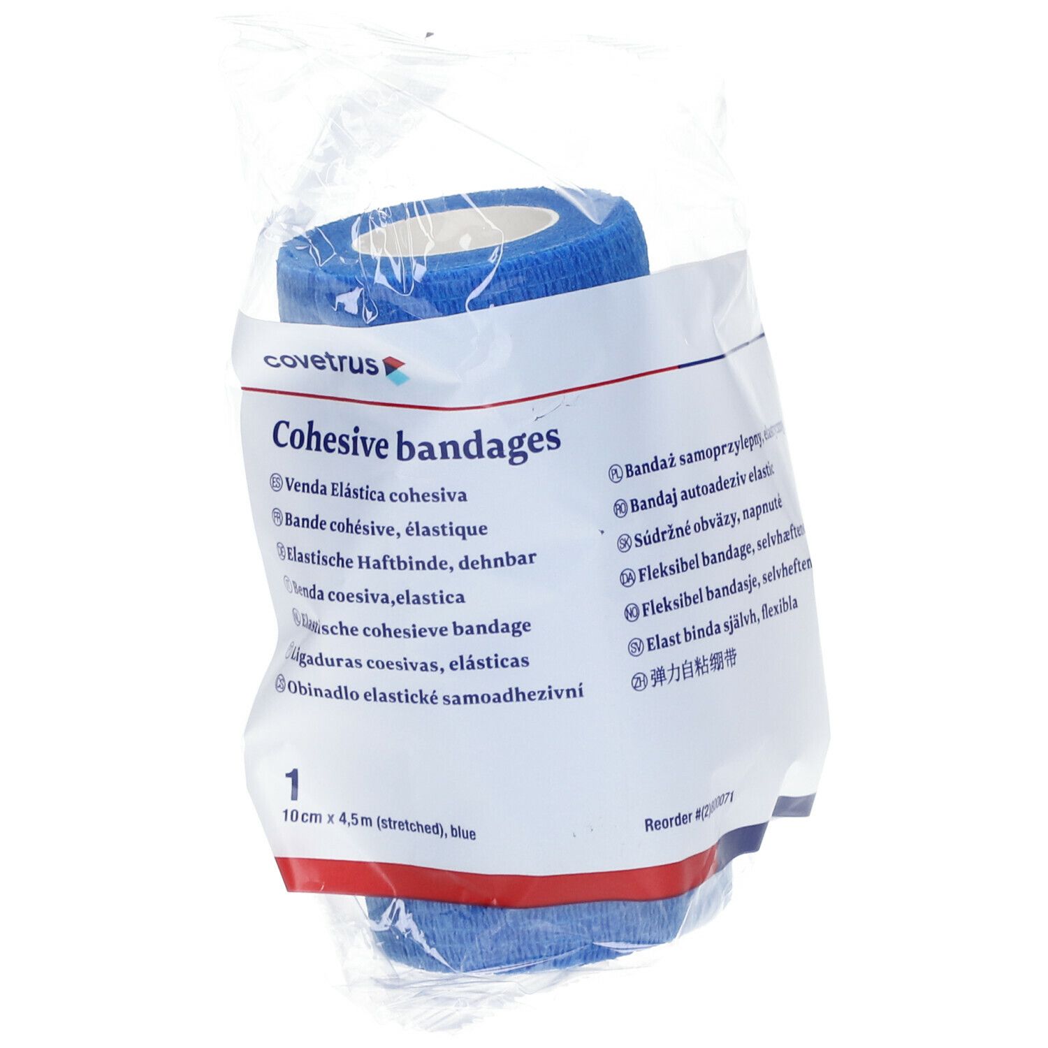 covetrus Cohesive bandages 10cm x 4,5m blue