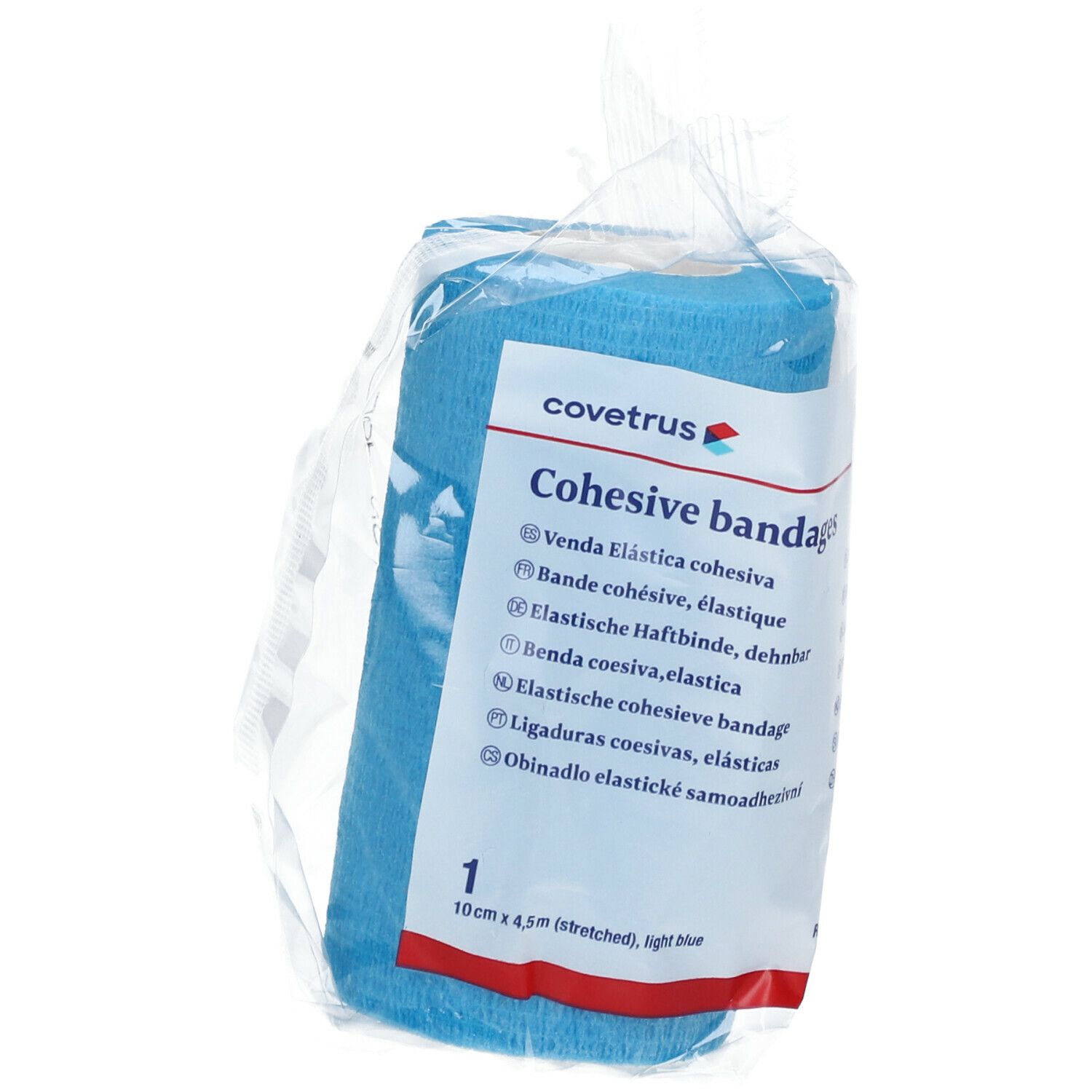 covetrus Cohesive bandages 10cm x 4,5m light blue