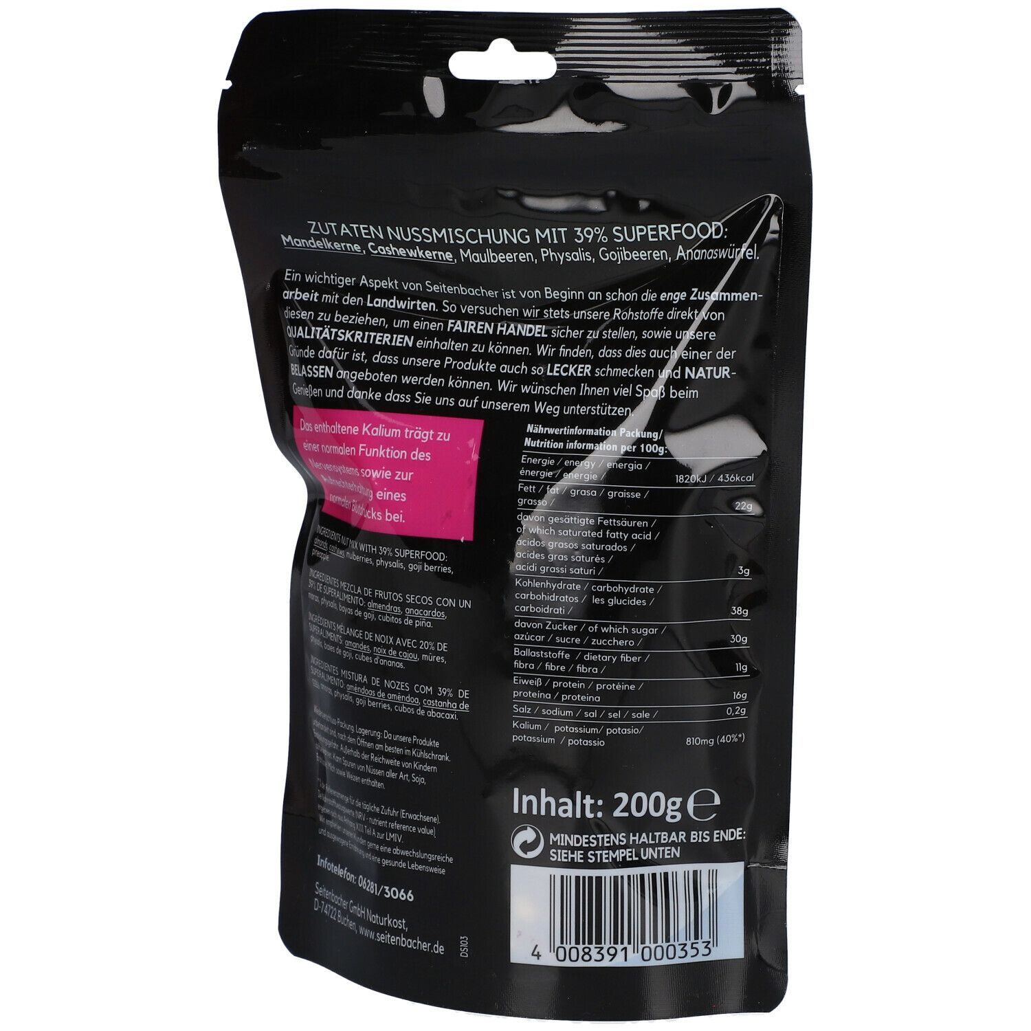 Seitenbacher® SUPERFOOD MAULBEEREN MIX