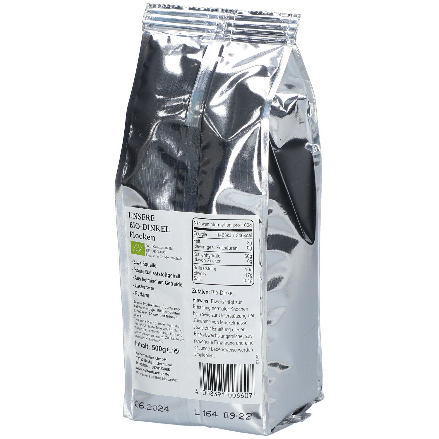 Seitenbacher® Bio-Dinkel Flocken