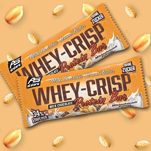 All Stars® WHEY-CRISP Protein Bar Milk Chocolate Peanut Butter