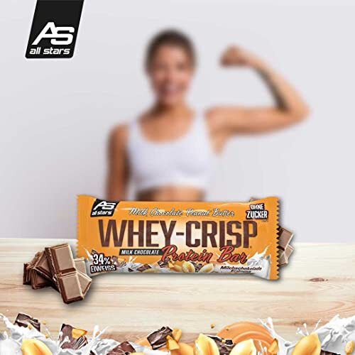 All Stars® WHEY-CRISP Protein Bar Milk Chocolate Peanut Butter