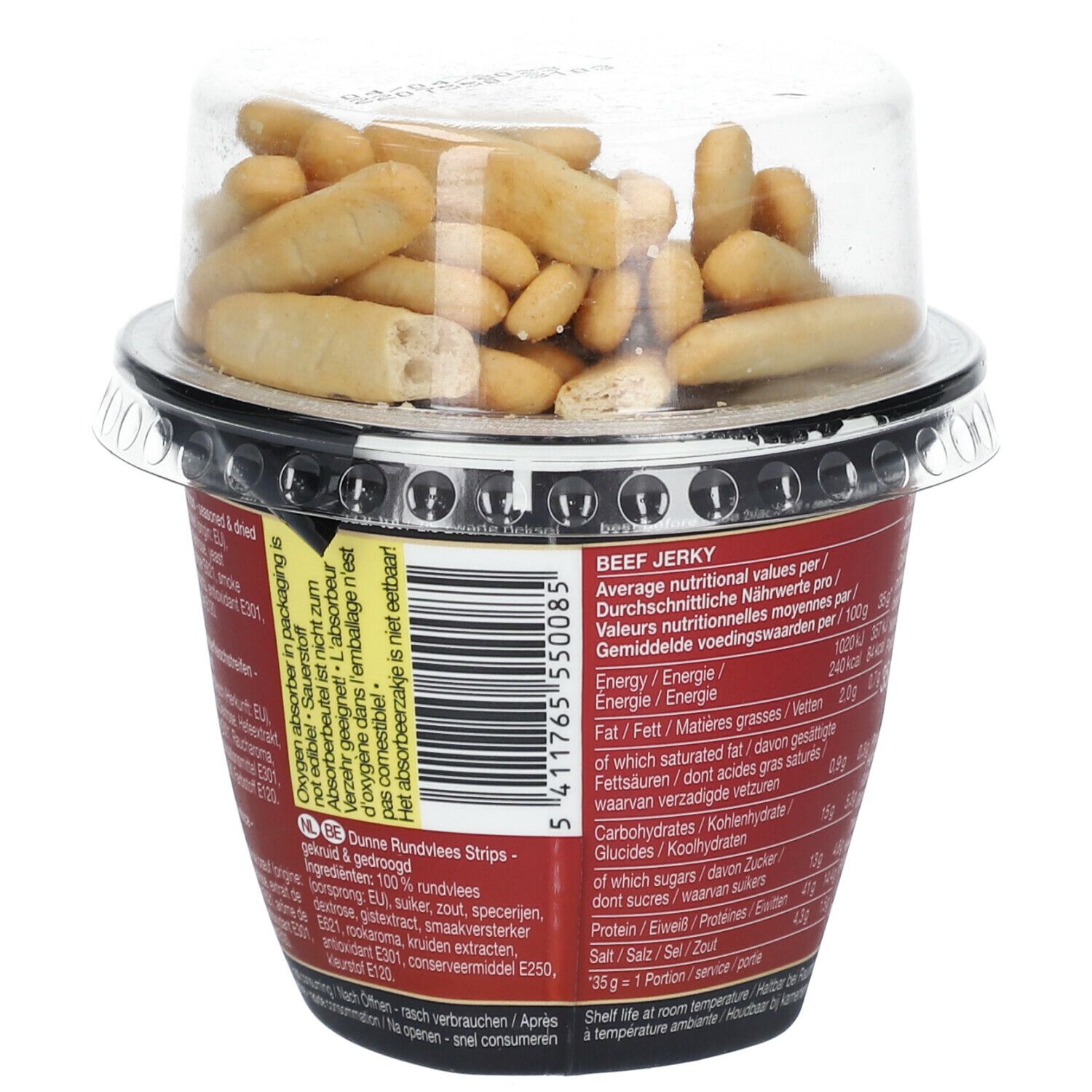 Continental Beef Jerky Pepper + Cracker