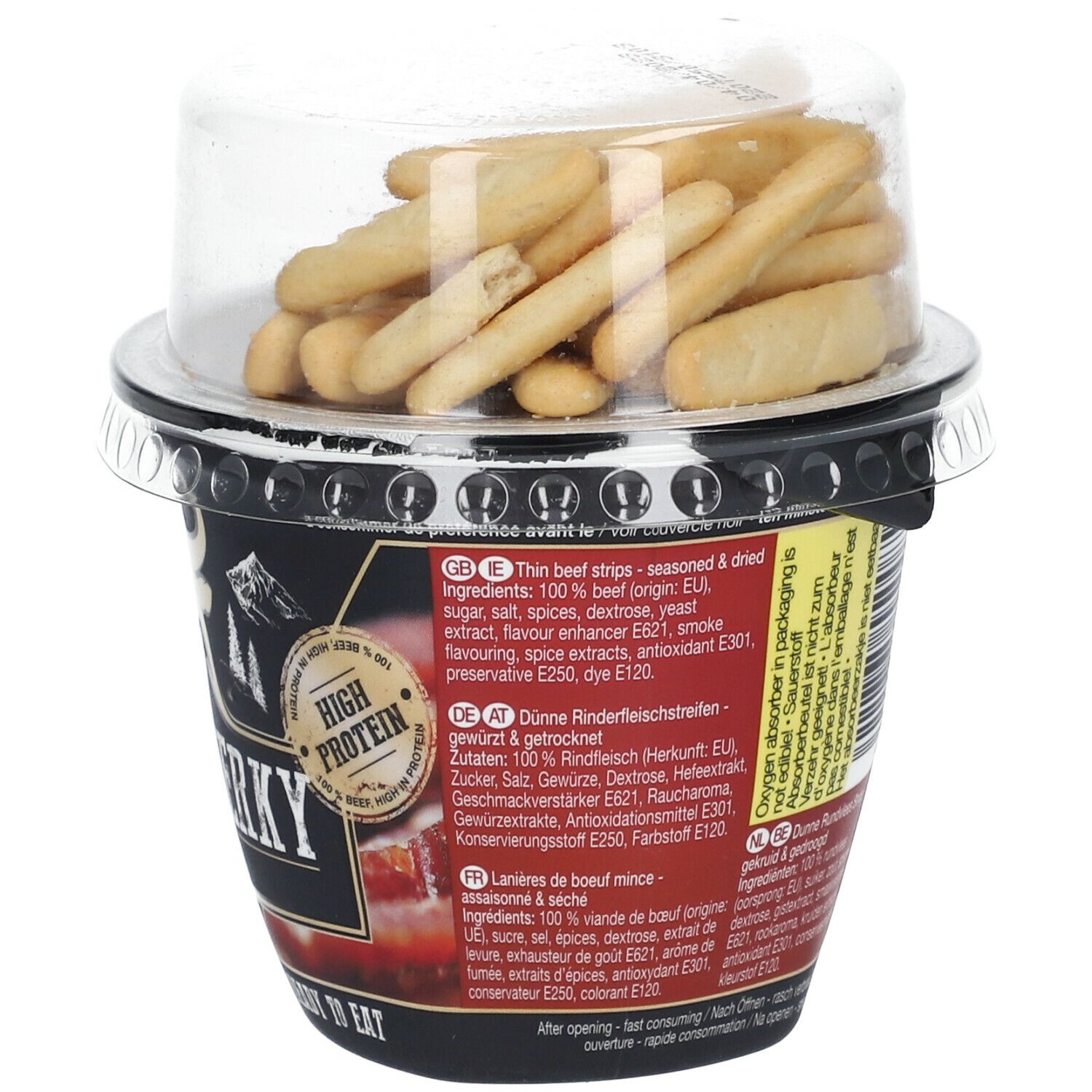 Continental Beef Jerky Pepper + Cracker