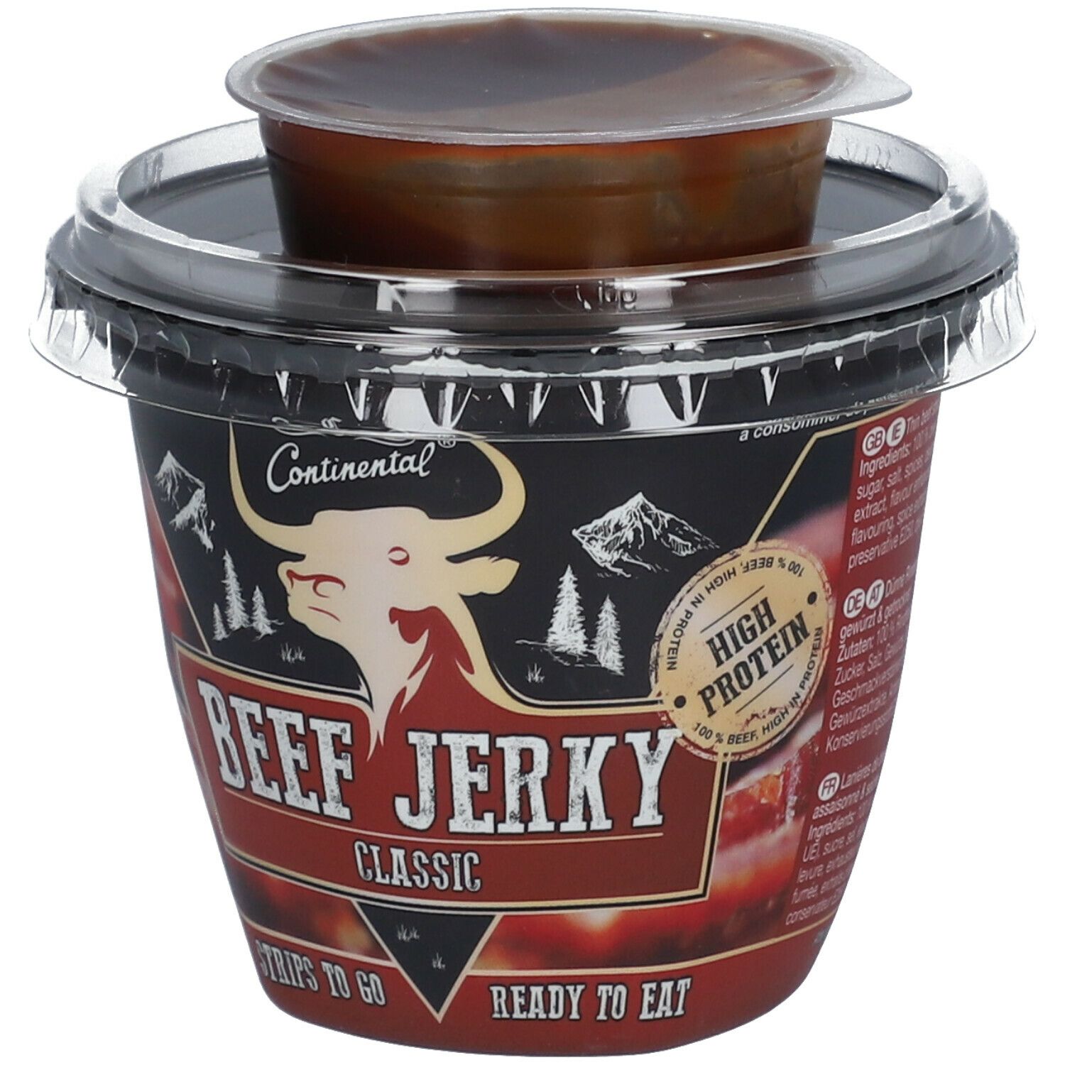 Continental Beef Jerky Classic + BBQ Dip 55 g Shop Apotheke