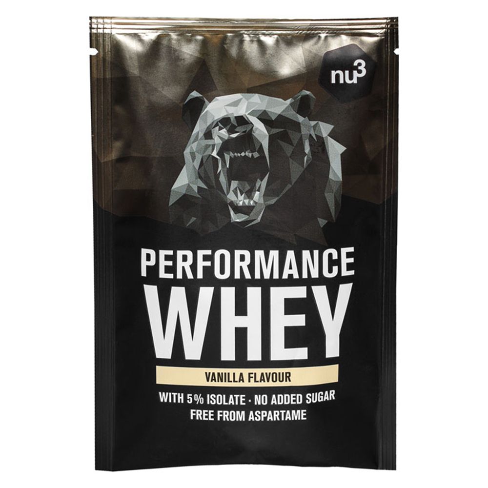nu3 Performance Whey, Vanille - Proteinpulver
