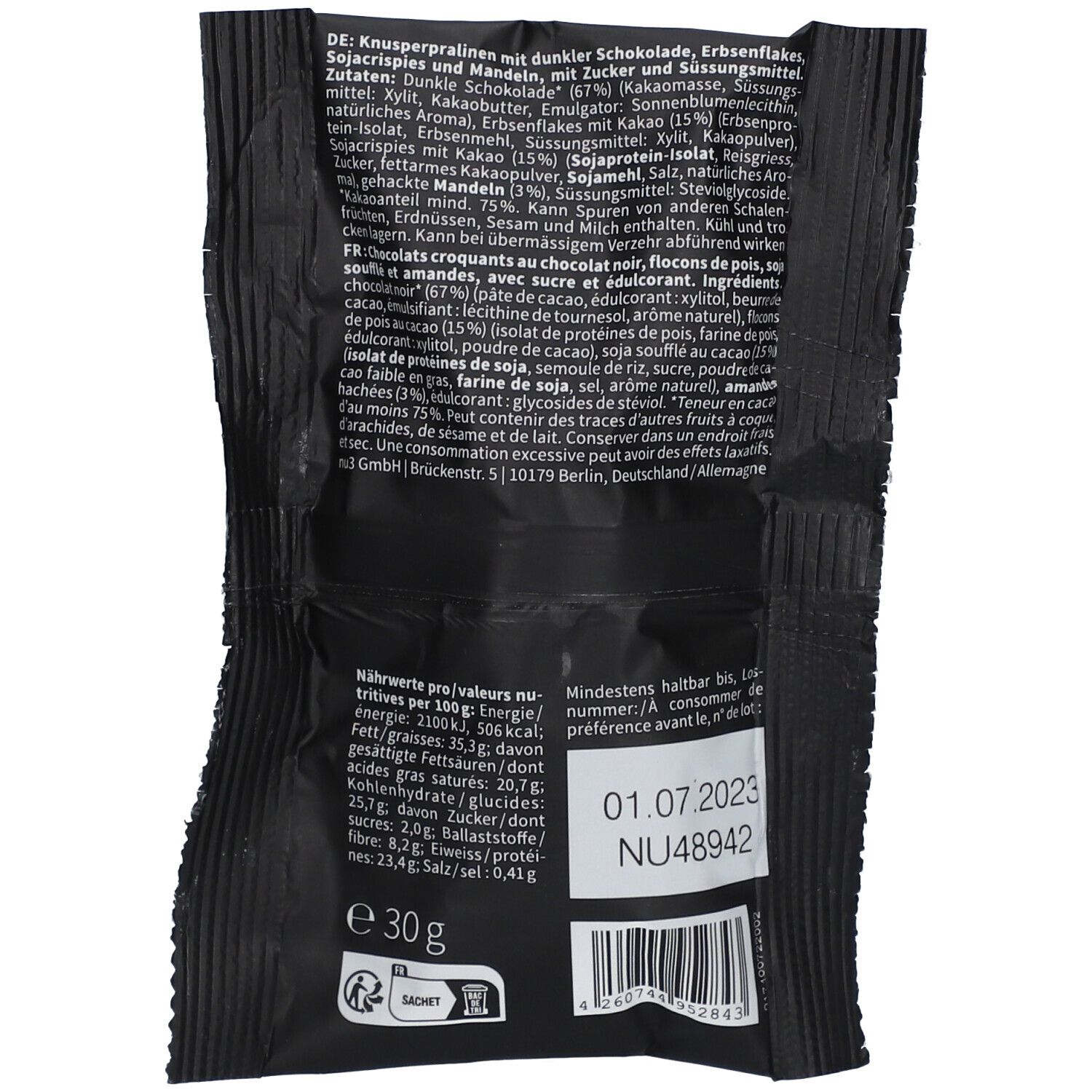 nu3 Fit Protein Crossies Probierpaket