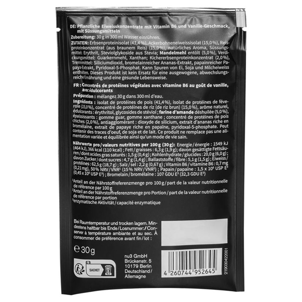 nu3 Vegan Shake Vanilla