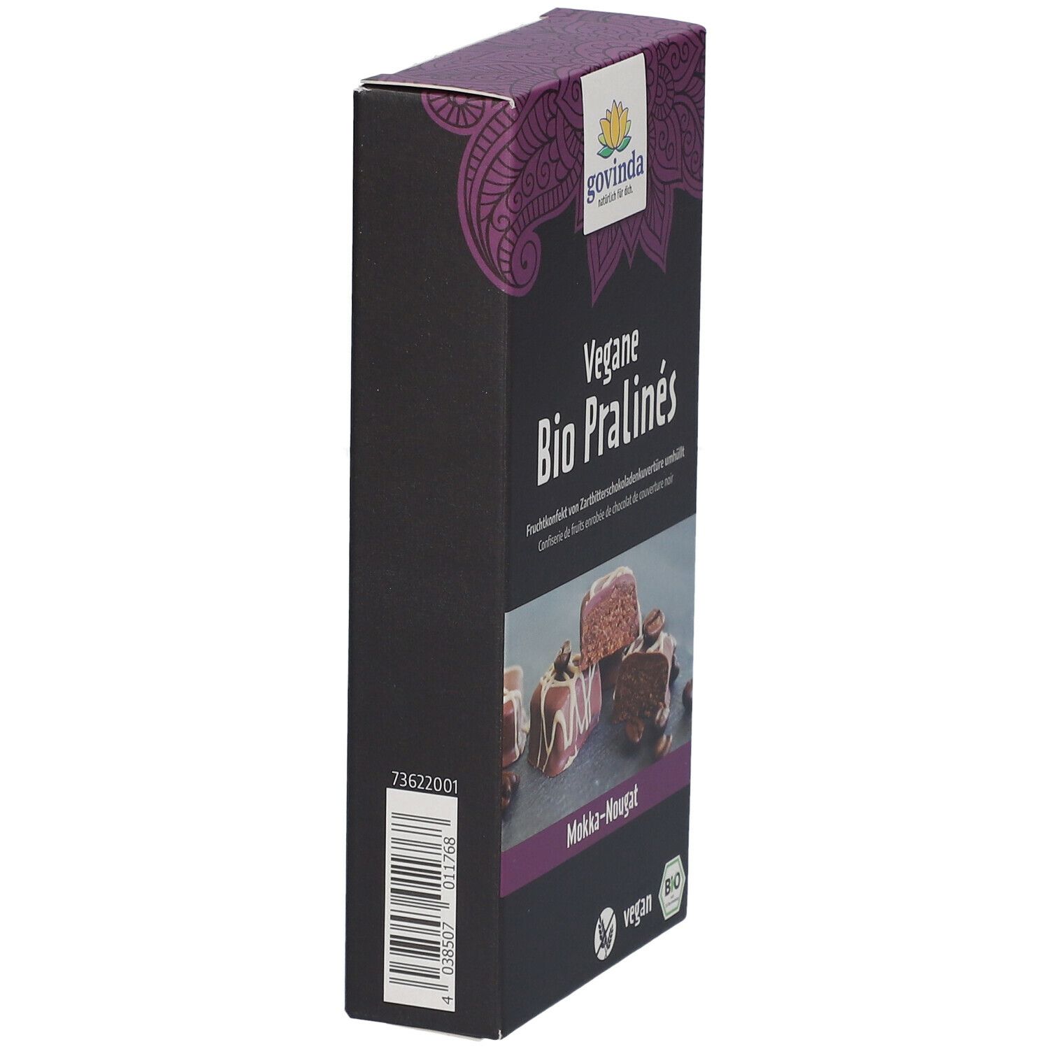 Govinda Vegane Bio Pralinés Mokka-Nougat