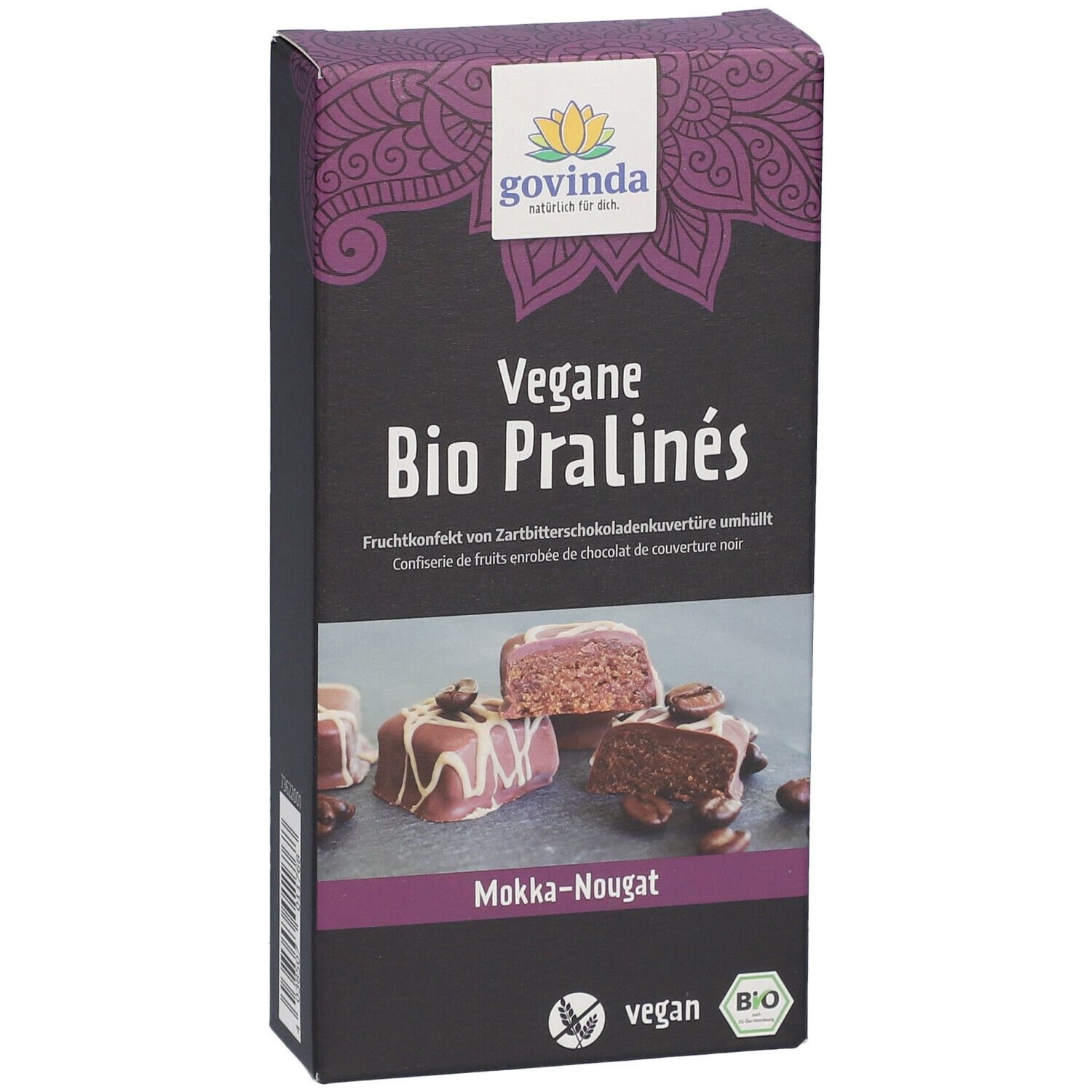 Govinda Vegane Bio Pralinés Mokka-Nougat