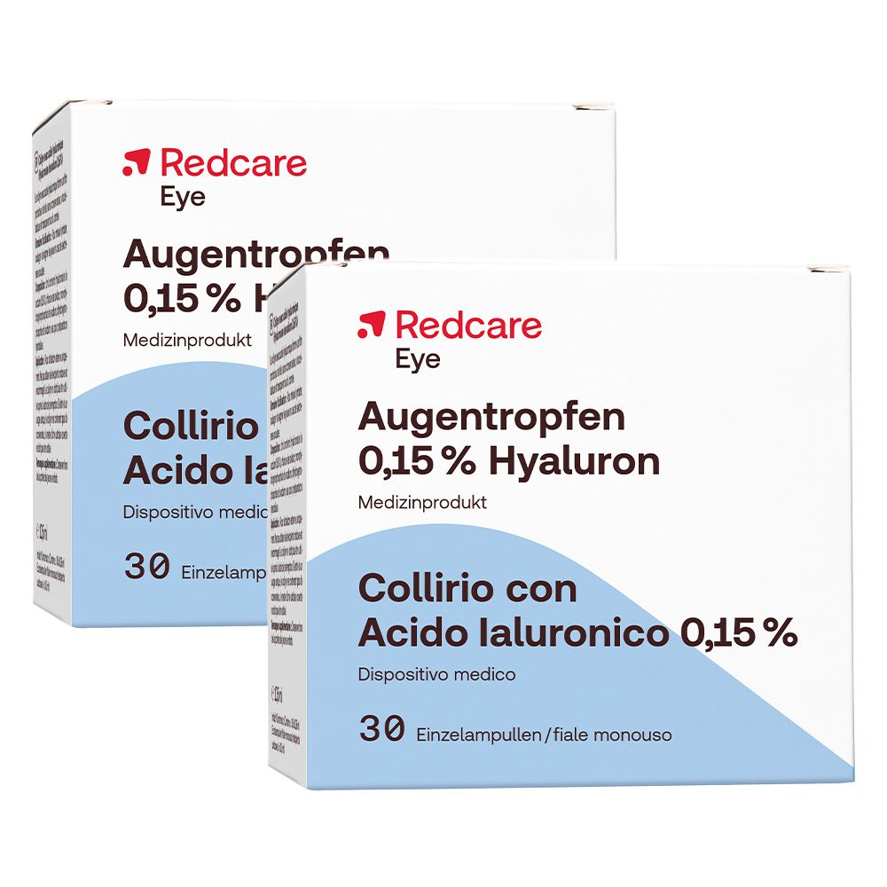 Redcare Augentropfen 0,15 % Hyaluron