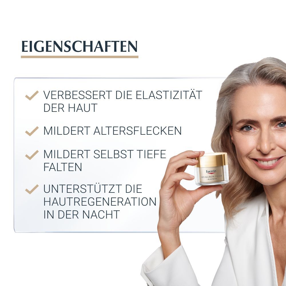 Eucerin® Hyaluron-Filler + ELASTICITY Nachtpflege