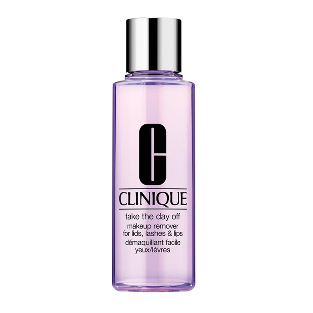 CLINIQUE Take The Day Off Makeup Remover For Lids, Lashes & Lips Make-up-Entferner + 	CLINIQUE High Impact™ Mascara für empfindliche Augen