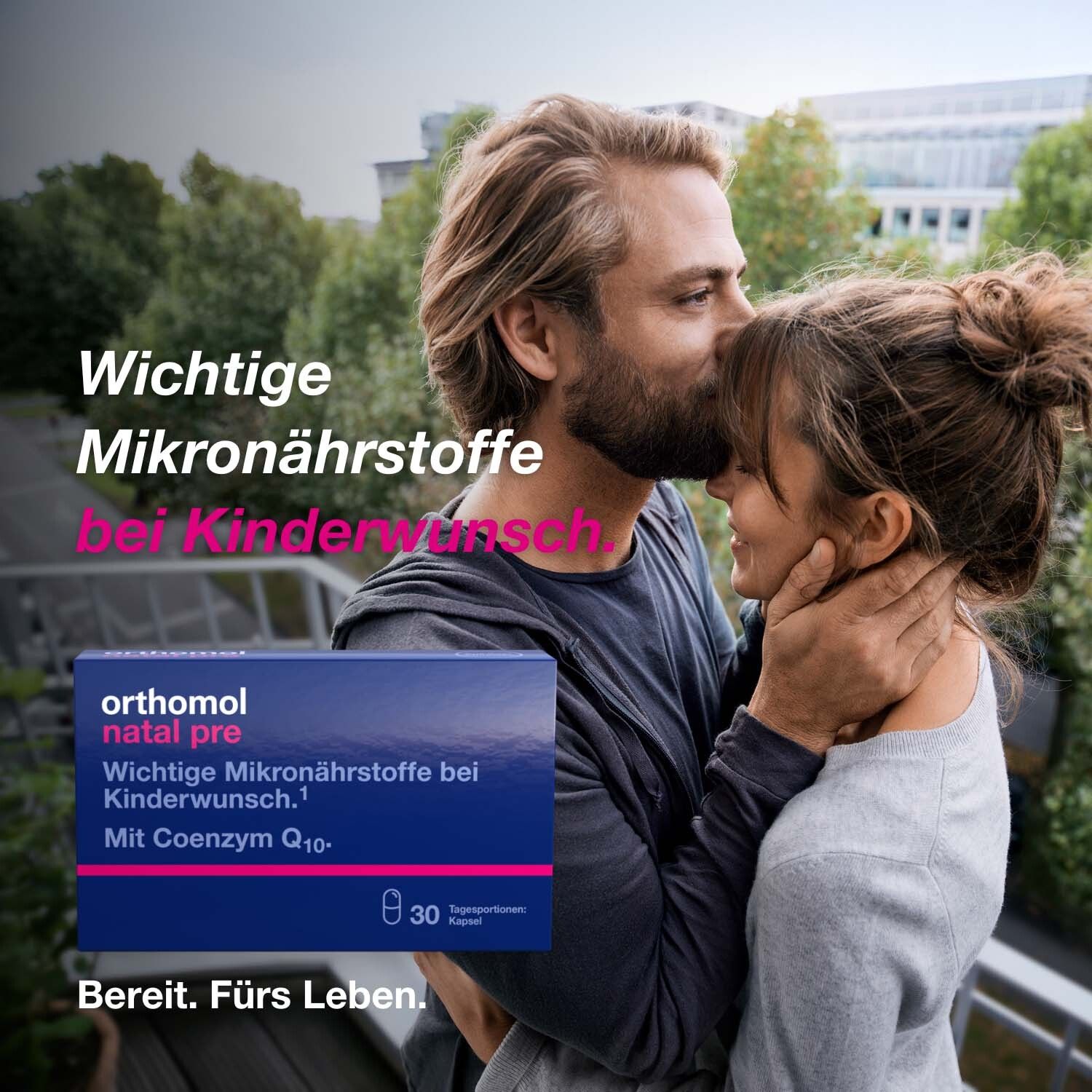 Orthomol Natal pre Kapseln - wichtige Mikronährstoffe bei Kinderwunsch für die Frau