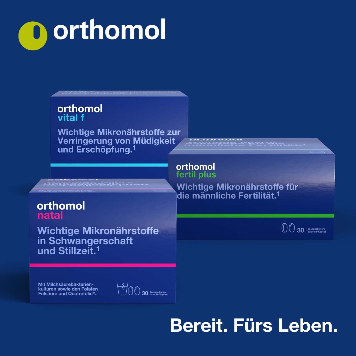 Orthomol Natal pre Kapseln - wichtige Mikronährstoffe bei Kinderwunsch für die Frau