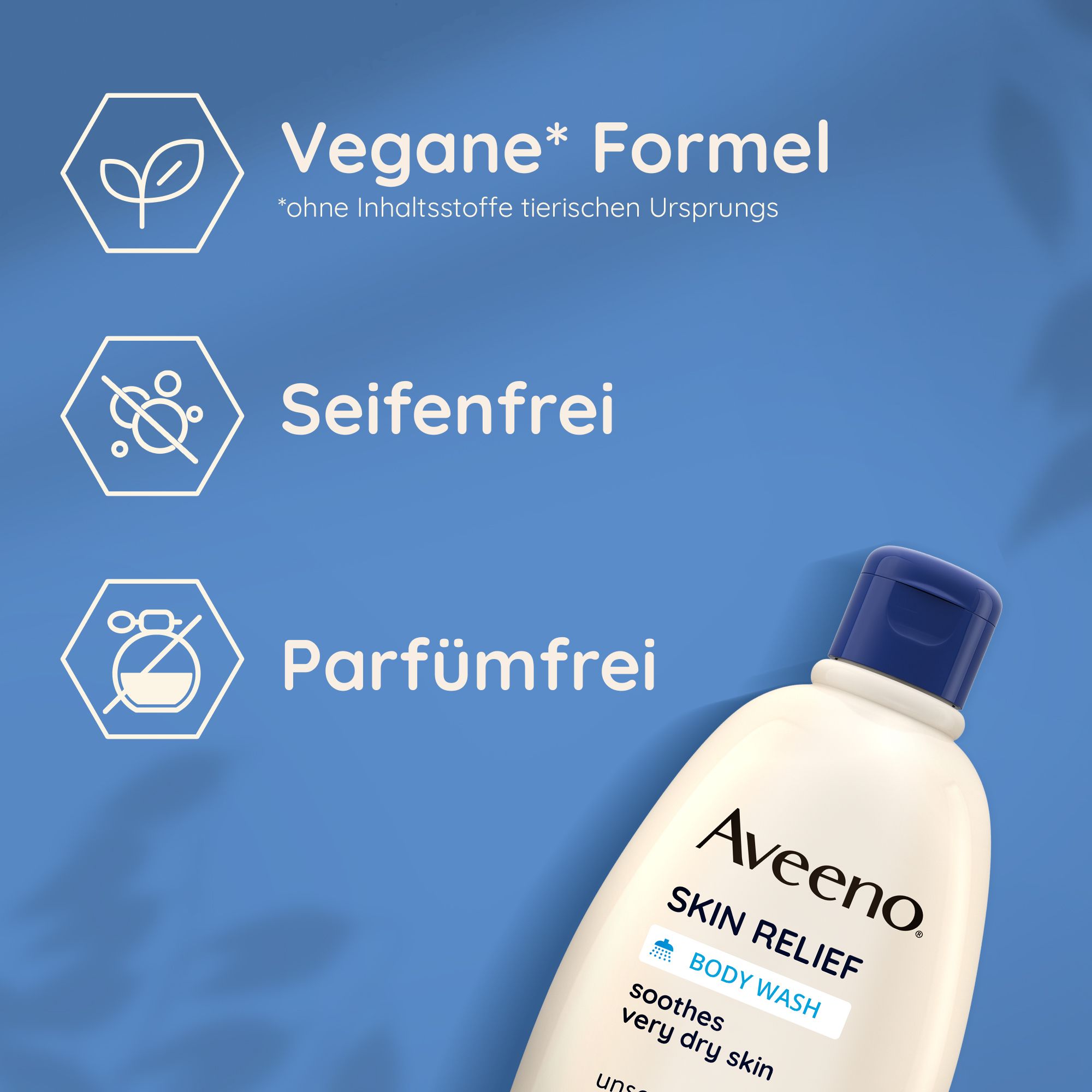 Aveeno® Skin Relief seifenfreie Pflegedusche mit 3-fachem Haferkomplex