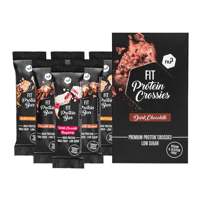 nu3 Fit Protein Bars + nu3 Fit Protein Crossies
