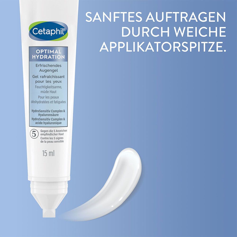 CETAPHIL Optimal Hydration Geschenkset: Tagescreme & Augengel, reduziert Augenringe und spendet der Gesichtshaut 48h Feuchtigkeit, mit Hyaluronsäure