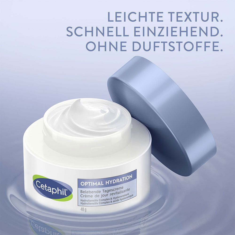 CETAPHIL Optimal Hydration Geschenkset: Tagescreme & Augengel, reduziert Augenringe und spendet der Gesichtshaut 48h Feuchtigkeit, mit Hyaluronsäure