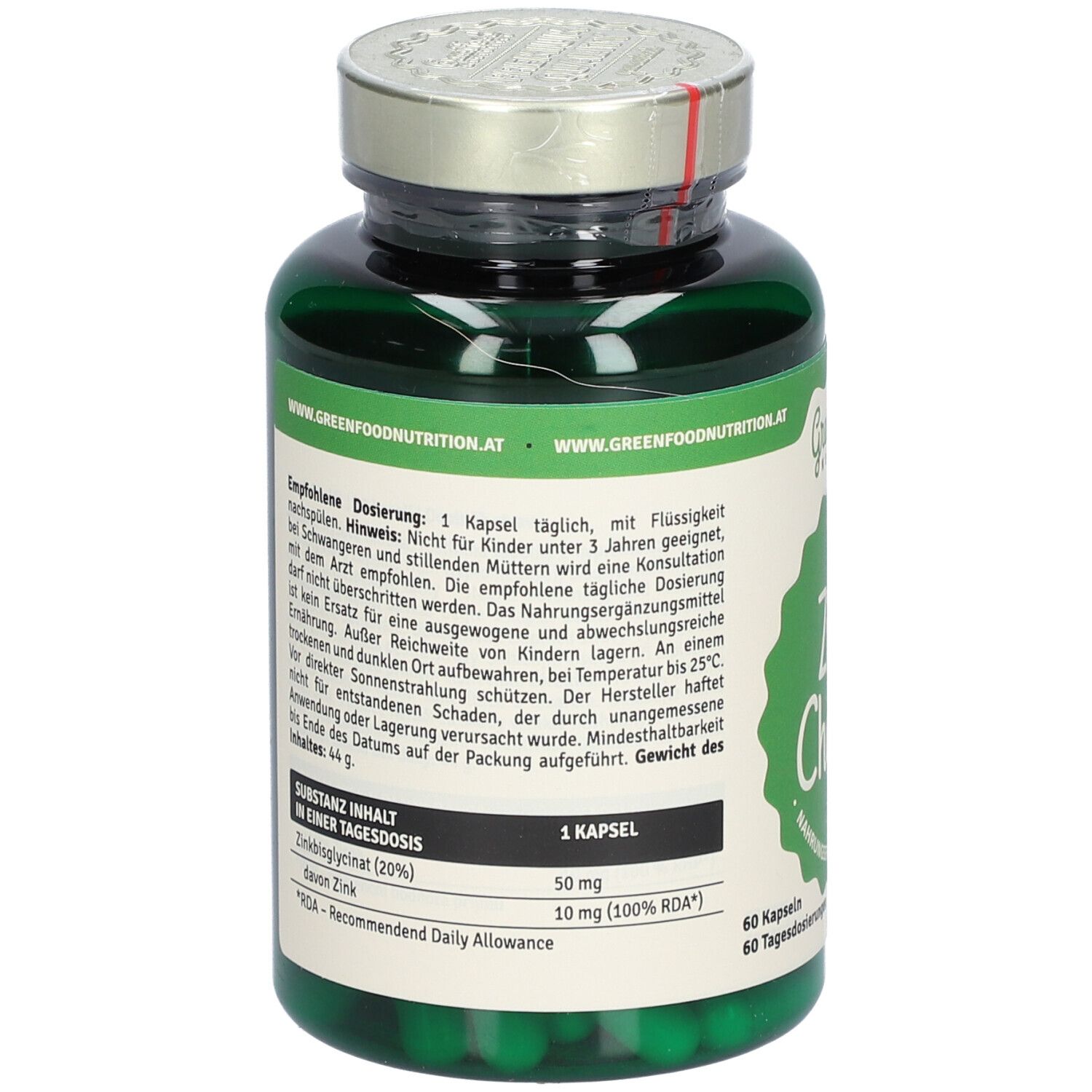 GreenFood Nutrition Zink Chelate