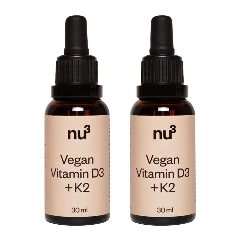 nu3 Premium Vegan Vitamin D3 + K2