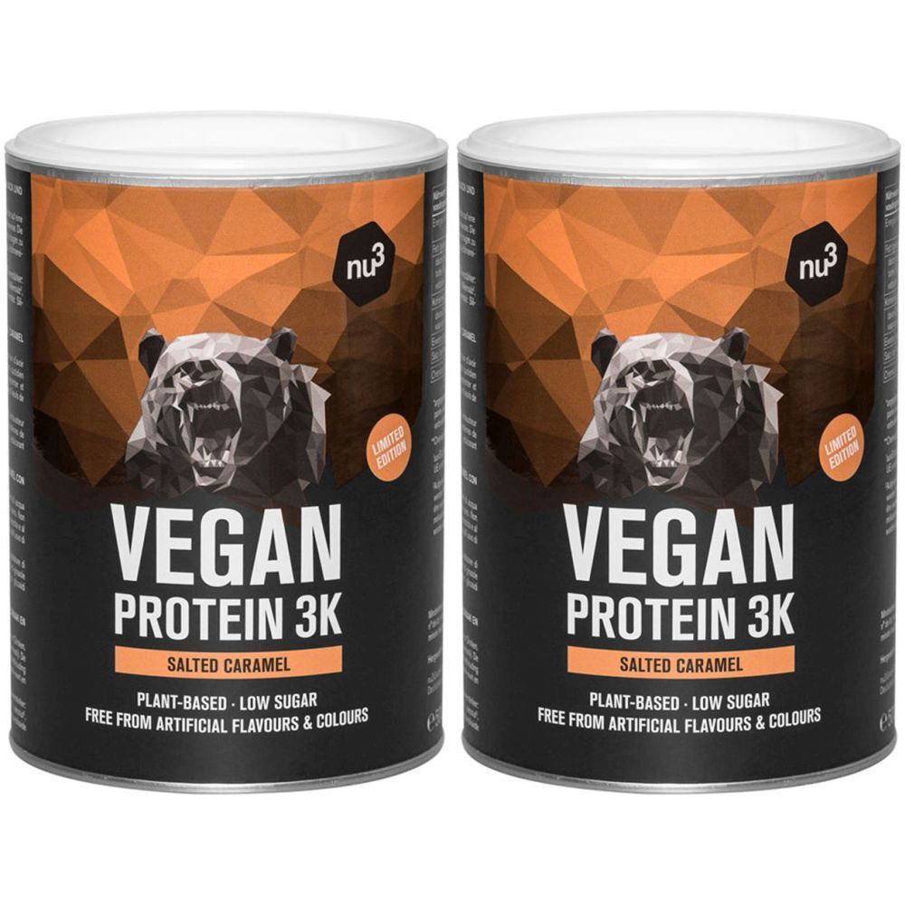 nu3 Vegan Protein 3K Shake, Salted Caramel