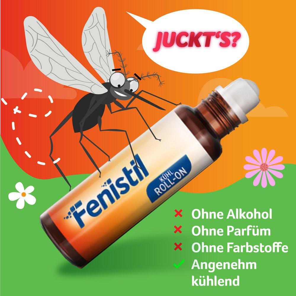 Familie fährt Fahrrad. Hintergrund: orangefarben mit Blumen. Text: Für die ganze Familie ab 0 Jahren.