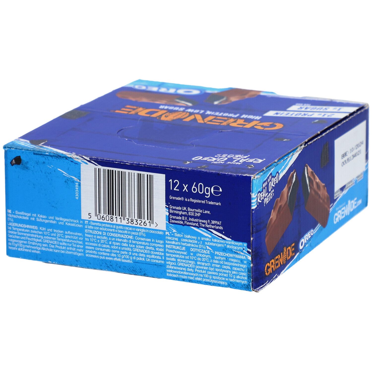 Grenade Oreo Protein Bar