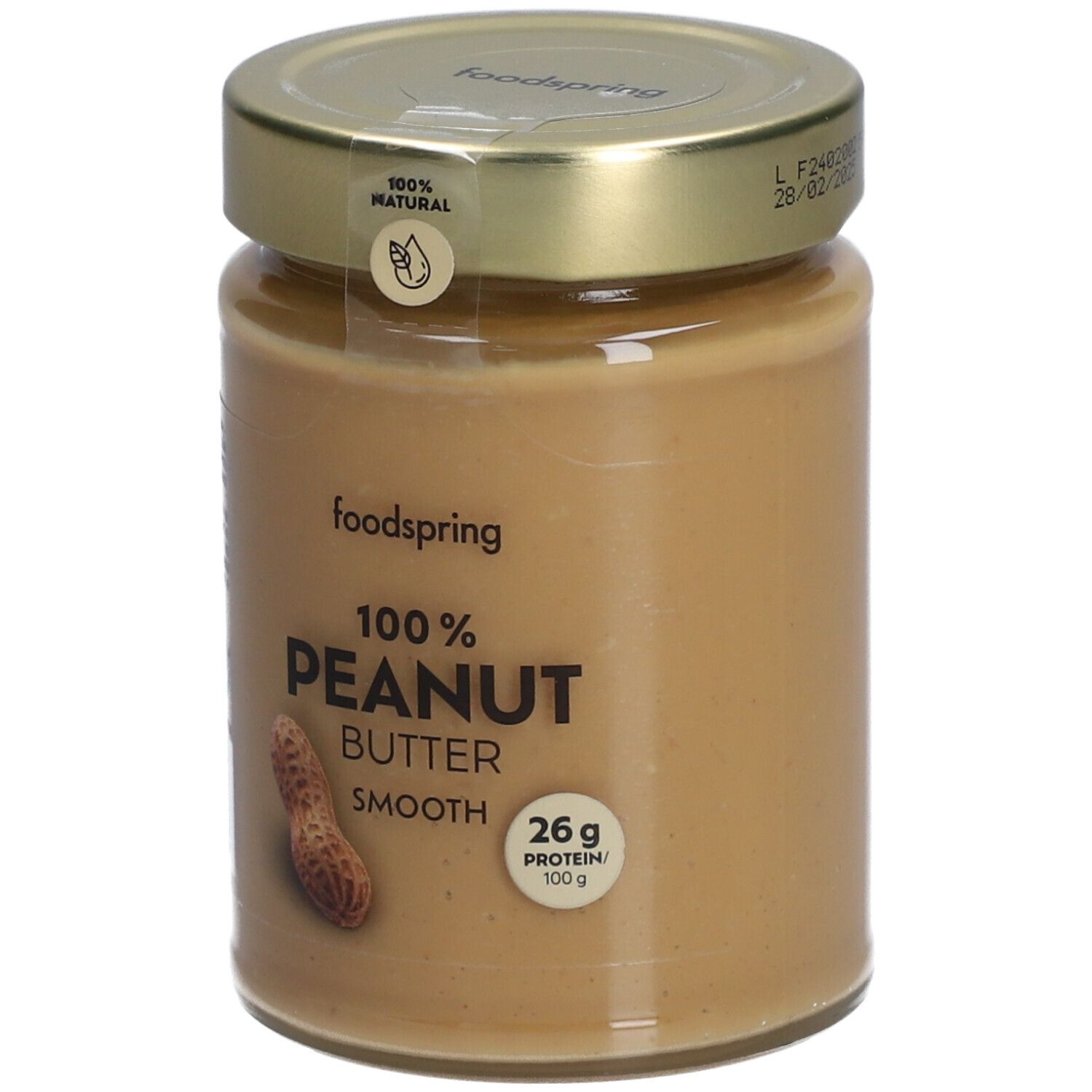 foodspring® CRUNCHY PEANUT BUTTER SMOOTH