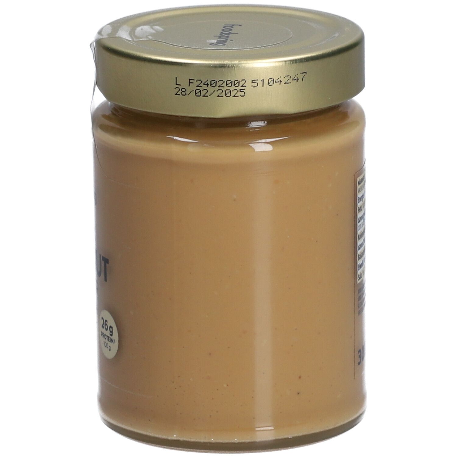 foodspring® CRUNCHY PEANUT BUTTER SMOOTH