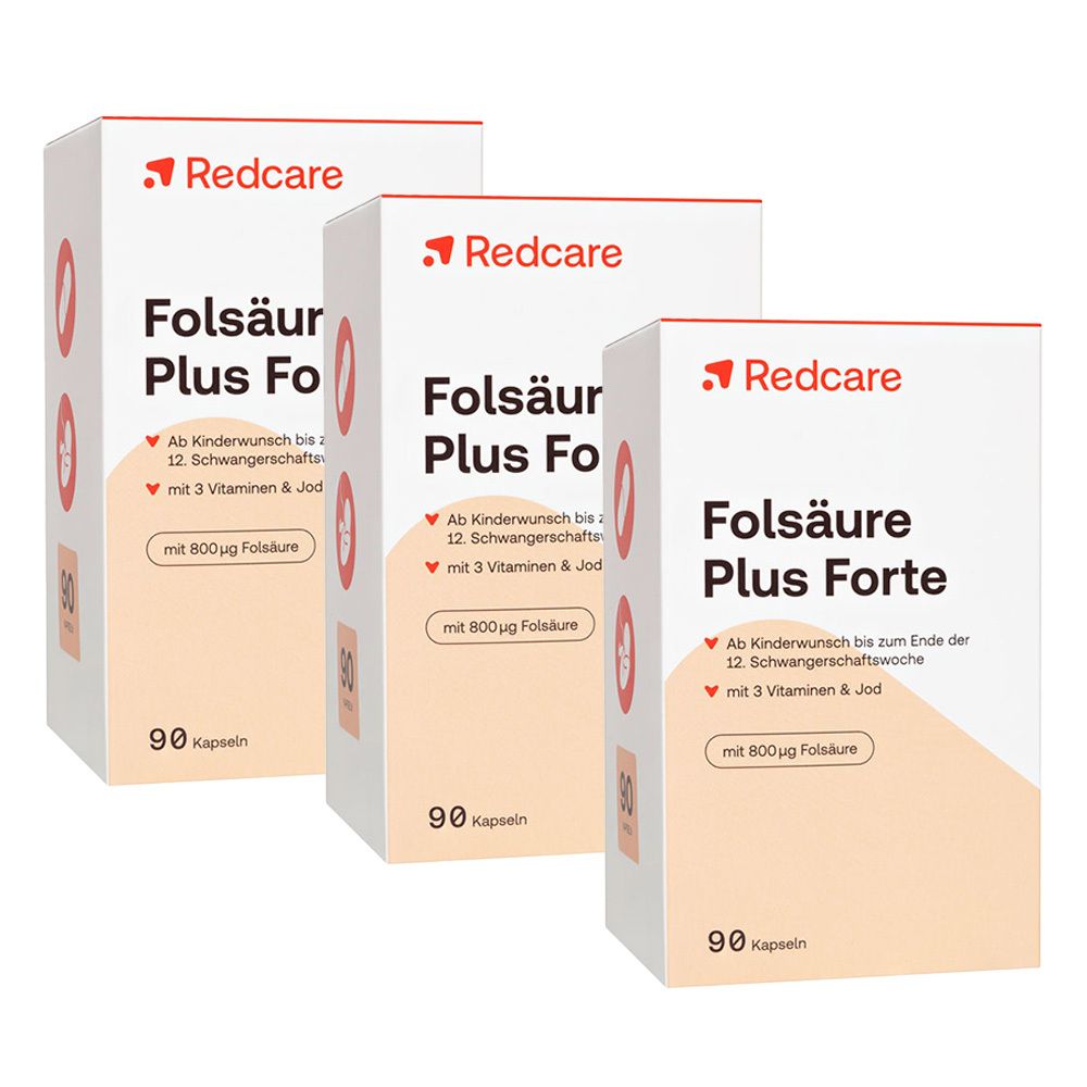 Redcare Folsäure Plus Forte