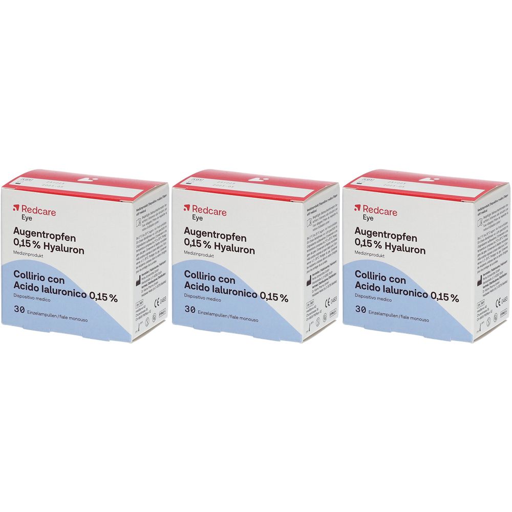 Redcare Augentropfen 0,15 % Hyaluron